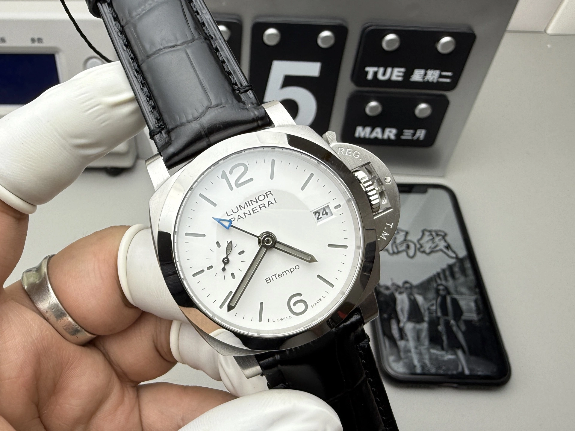 CBD Factory Panerai Luminor BiTempo 44mm White Dial PAM01367 1:1 Super Clone – DDP.9012 Movement Seasonal 353